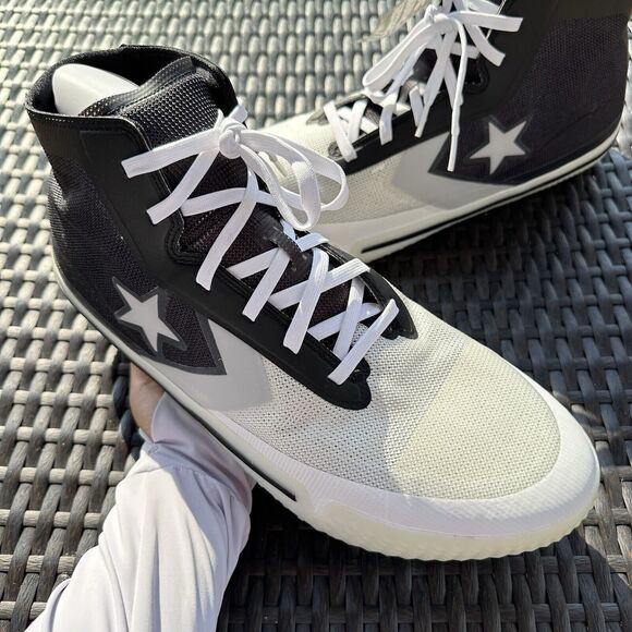 Converse Build It Up All Star Pro BB Hi Men\'s Shoes Black White 166803C main image 7